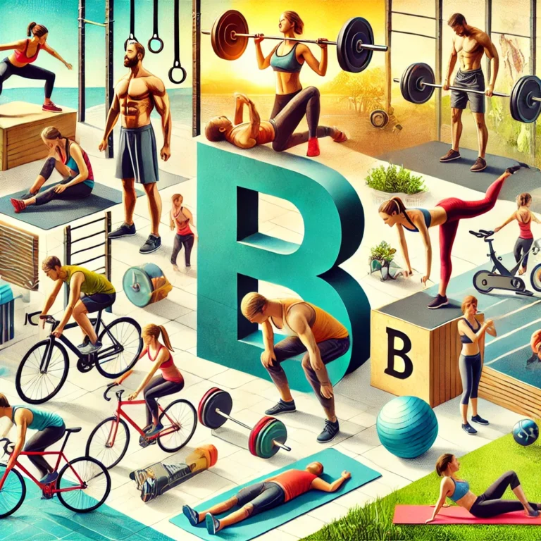 Fitness Word Jeopardy Starts with B