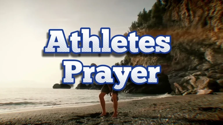 Athletes Prayer