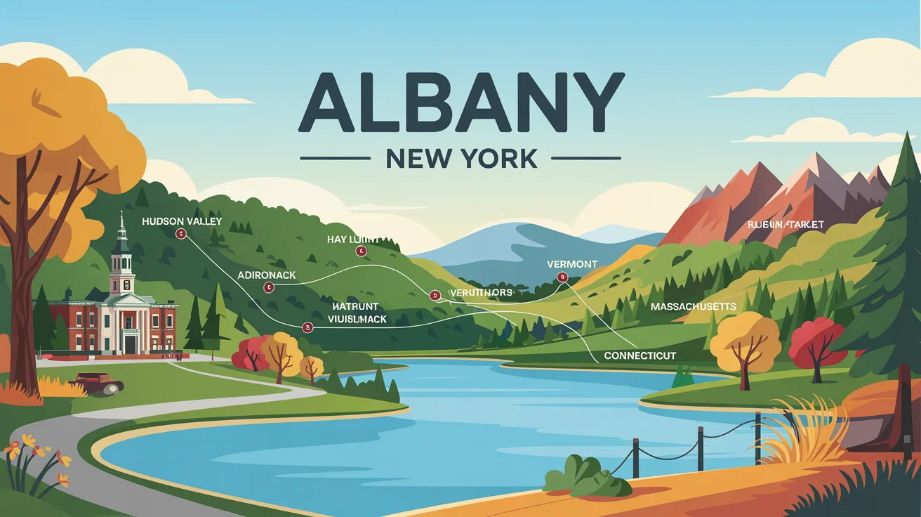 Albany day trip ideas with scenic hikes, lake views, and walkable small towns