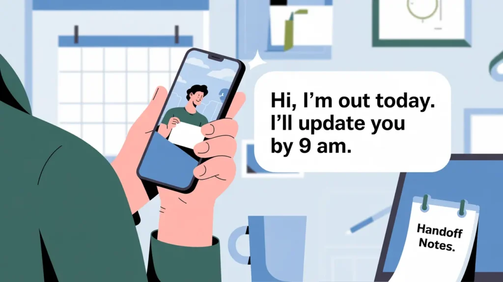 how to call off work