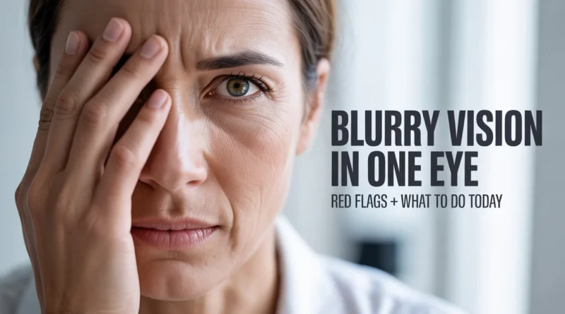 Blurry Vision in One Eye