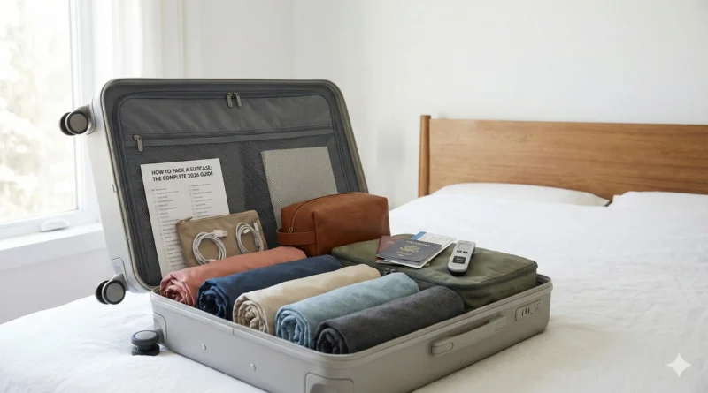 how to pack a suitcase