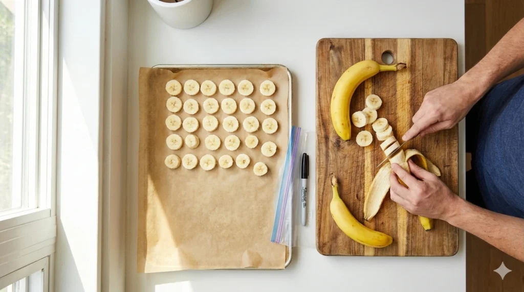 how to freeze bananas