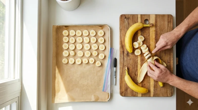 how to freeze bananas