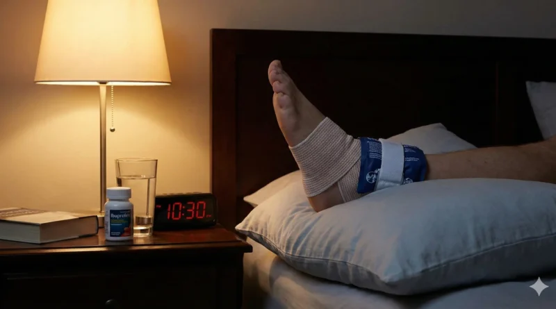 how to heal a sprained ankle overnight