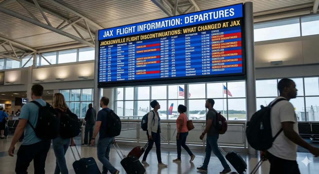 jacksonville flight discontinuations