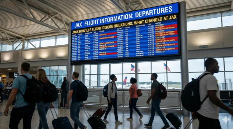 jacksonville flight discontinuations