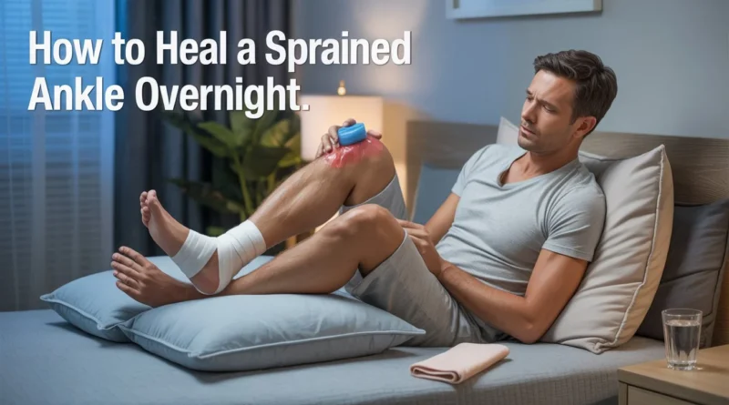 how to heal a sprained ankle overnight
