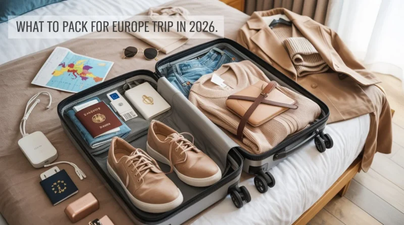 What to Pack for Europe Trip in 2026