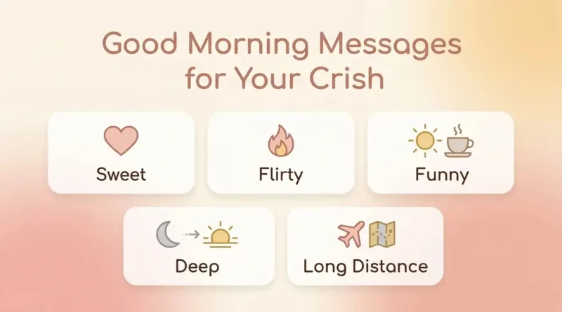 Good Morning Message for Your Crush