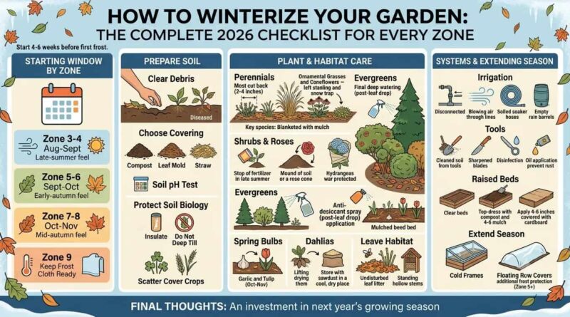 how to winterize your garden