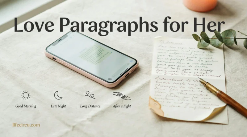 Love paragraphs for her