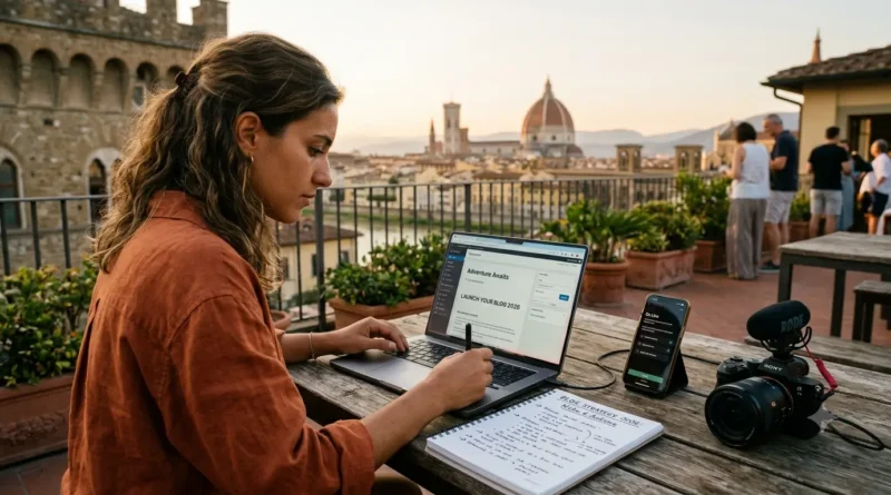 how to start a travel blog