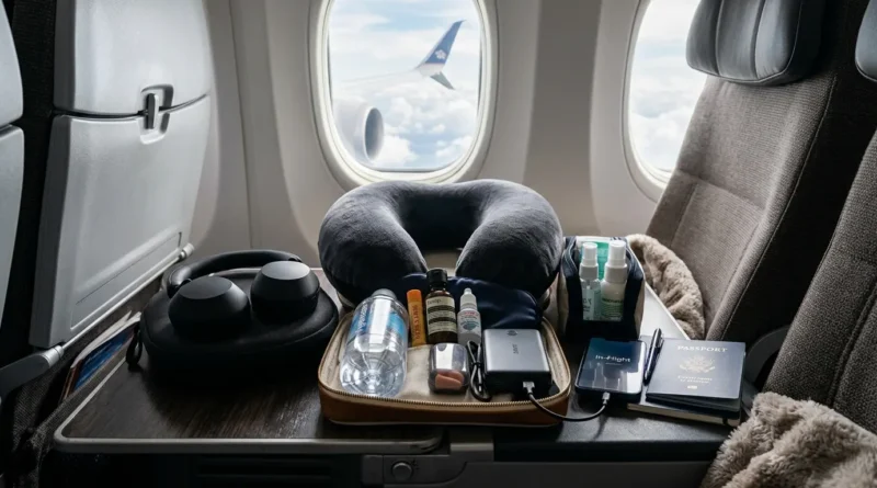 Must-have travel essentials for long flights
