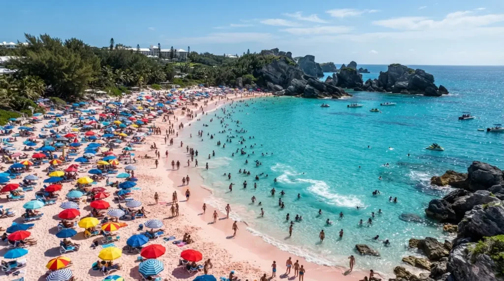 Horseshoe Bay Crowded