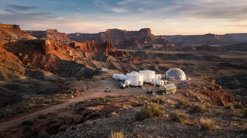 Mars Desert Research Station area