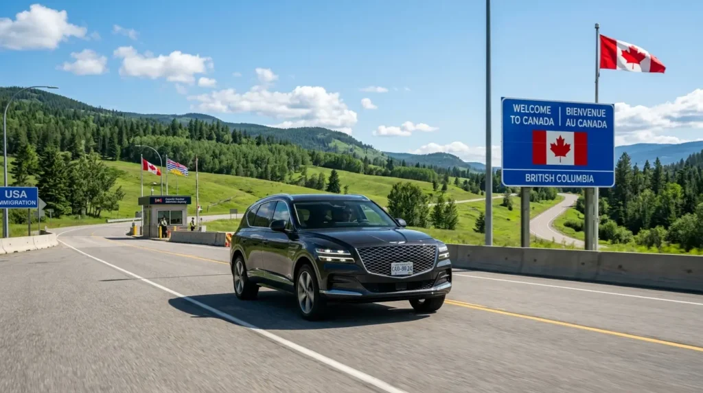 a Car in the US and Drive It Into Canada