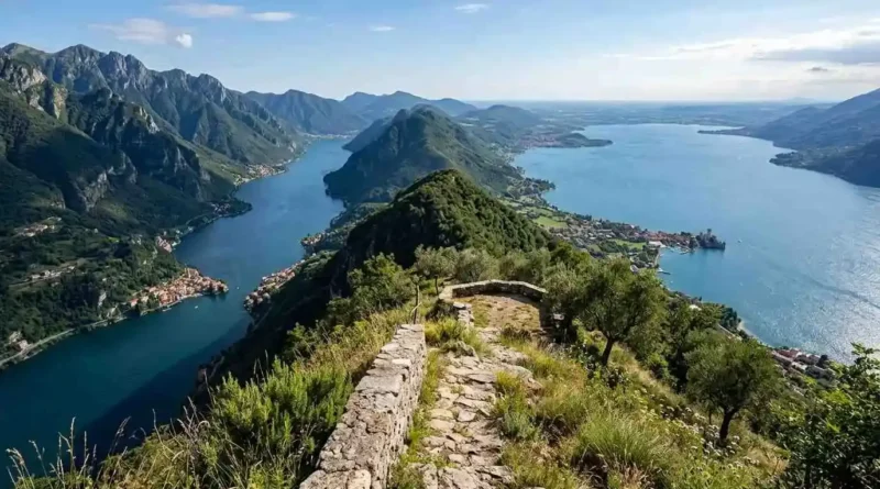 Lake Como villas and Lake Garda beaches side by side comparison of northern Italy's lakes