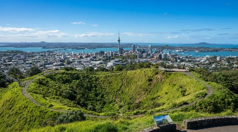 Auckland must do Waiheke Island vineyard and Sky Tower skyline view