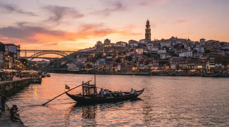Porto must do Dom Luís I Bridge and Ribeira riverfront view