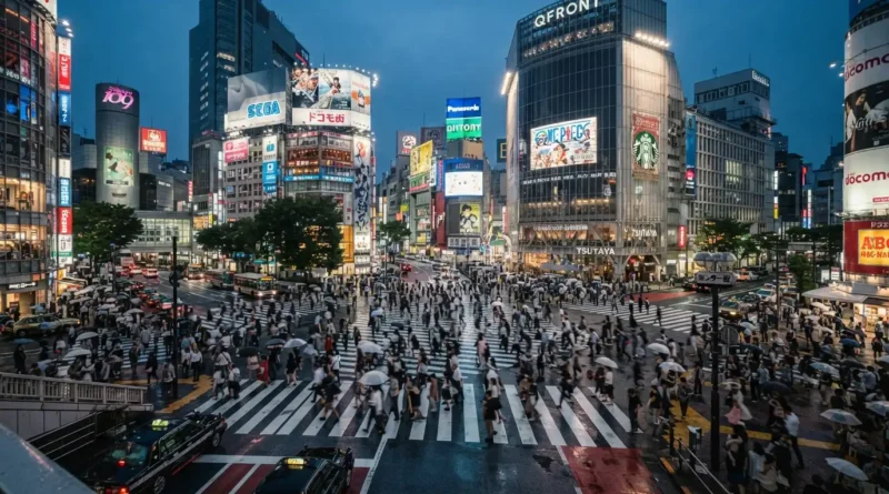 Tourists exploring Senso-ji Temple and Shibuya Crossing, two must-do Tokyo attractions in 2026