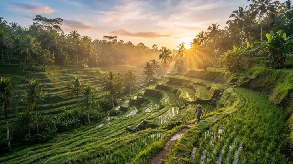 the Tegallalang Rice Terrace