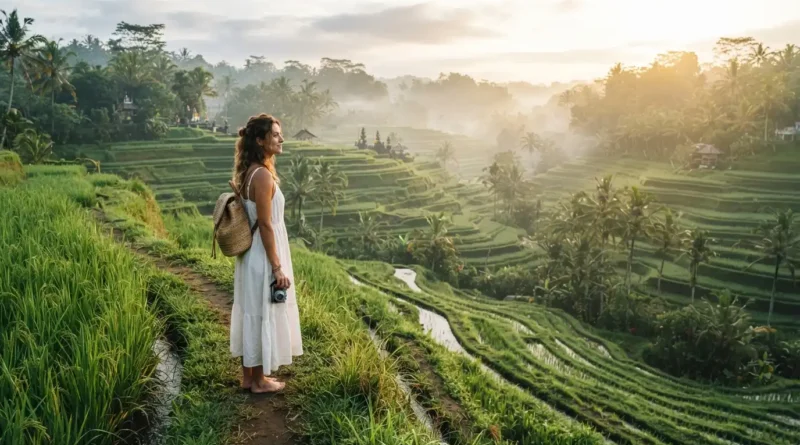 10 things to do in Bali Tegallalang rice terrace and Bali swing jungle view