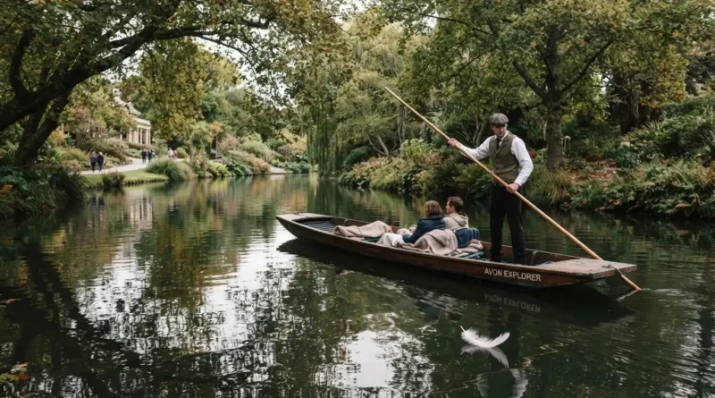 Must do in Christchurch punting on the Avon River through Botanic Gardens