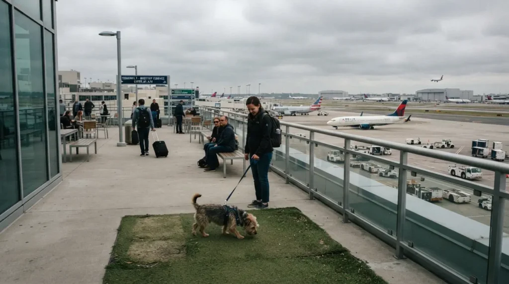 the JetBlue Rooftop and Wooftop Terrace Free