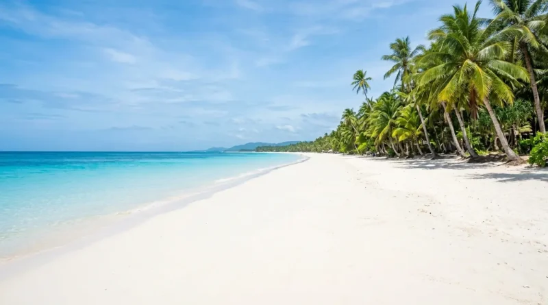 White Beach sand and turquoise water, a top Boracay thing to do
