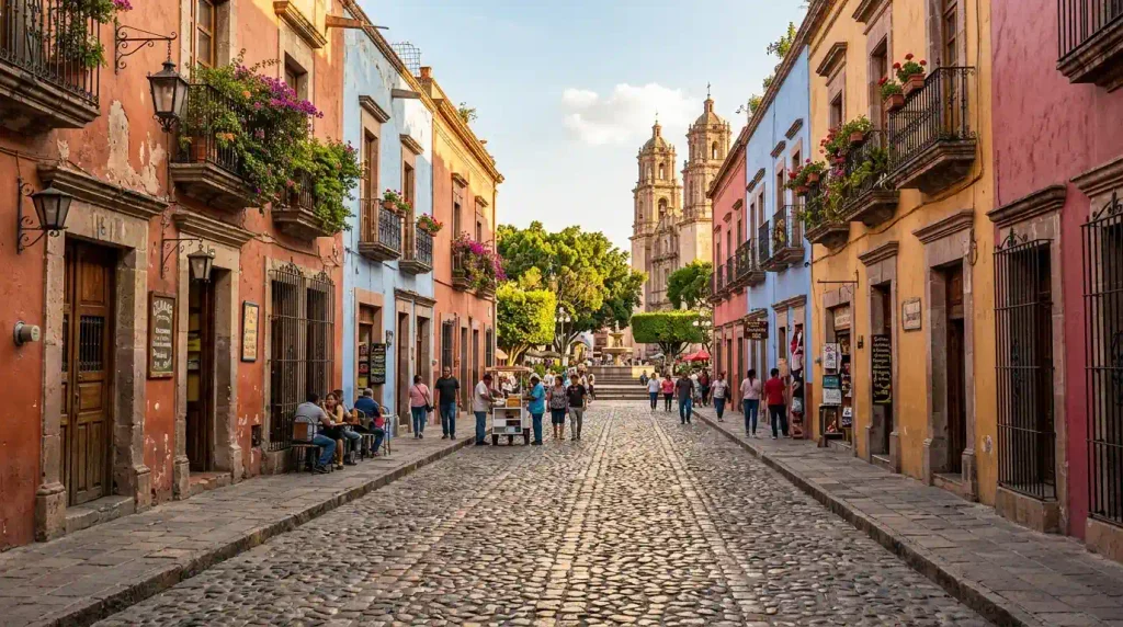 Cobblestone streets San Miguel de Allende