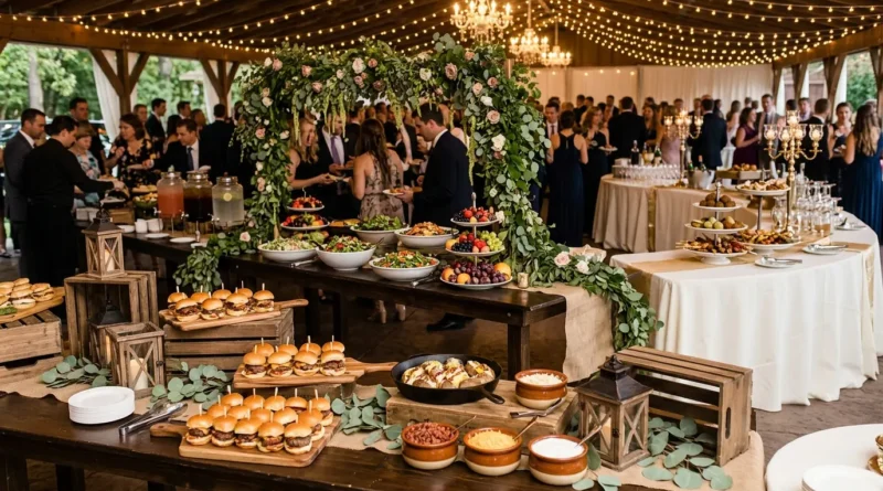How To Match Your Wedding Catering to Your Theme