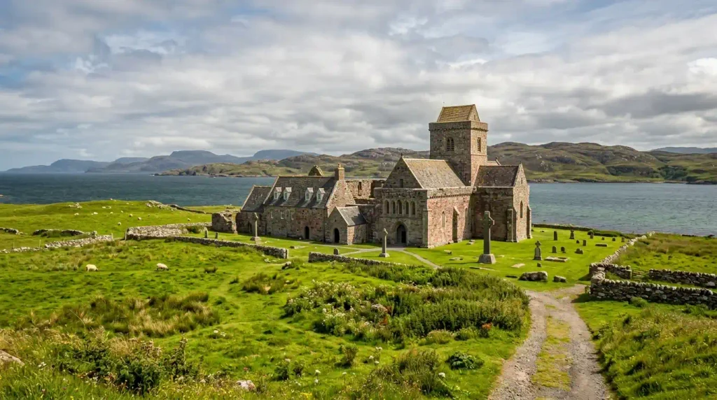 Iona Abbey on a day trip from Mull