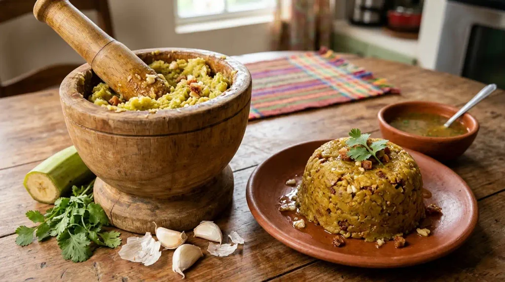 Mofongo traditional Puerto Rico food dish