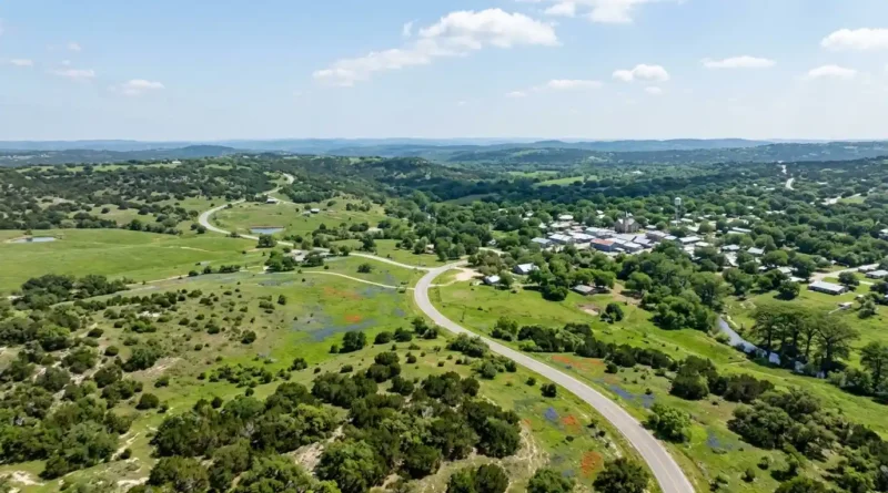 Rolling green Texas Hill Country hills as a top texas vacation spots destination