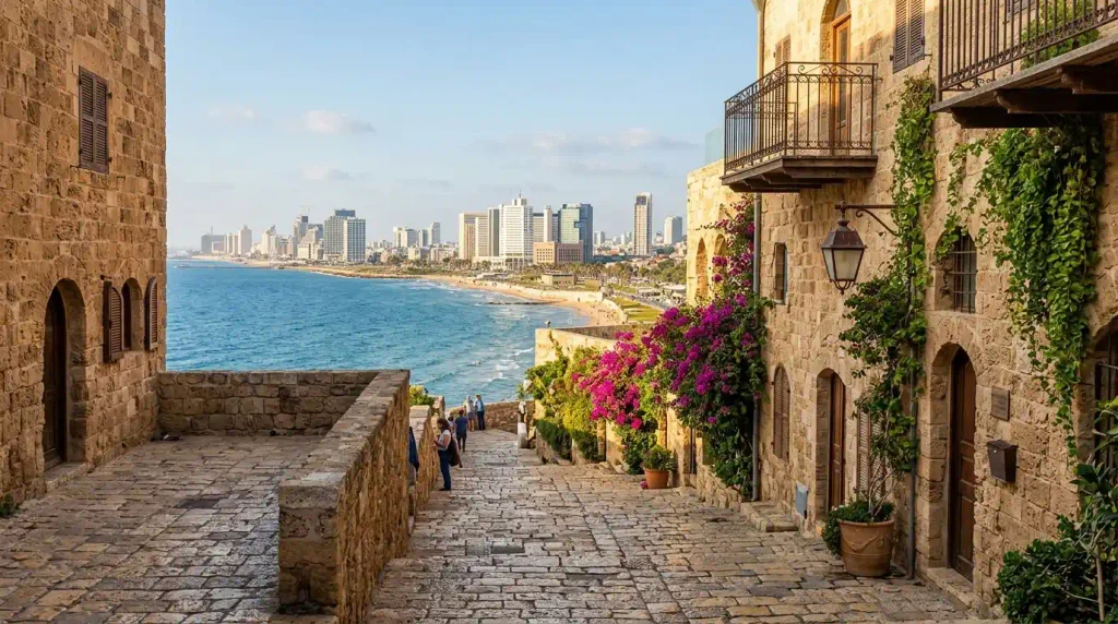 Old Jaffa historic lanes views Tel Aviv
