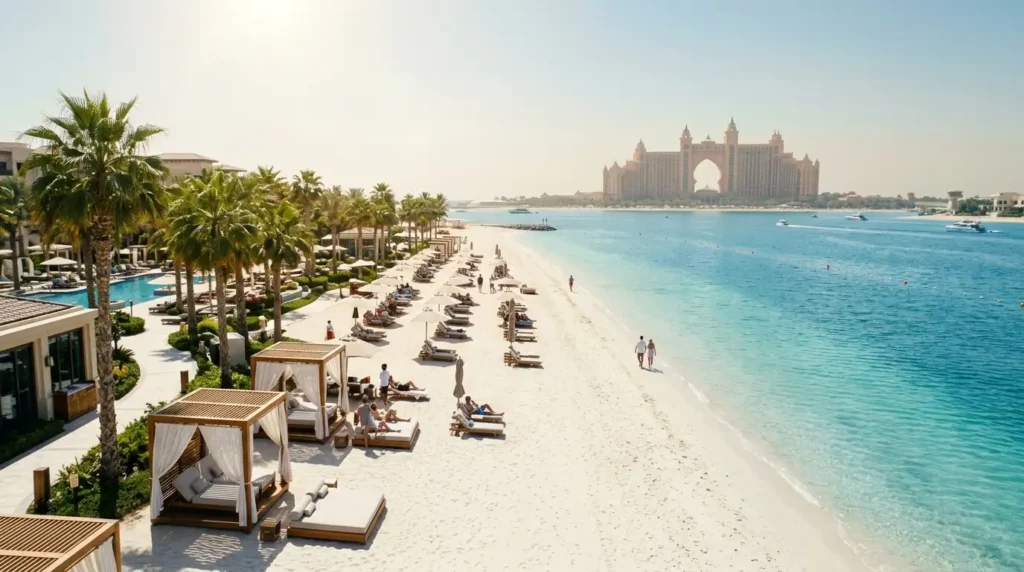 stay in Dubai for a first trip, a beach week