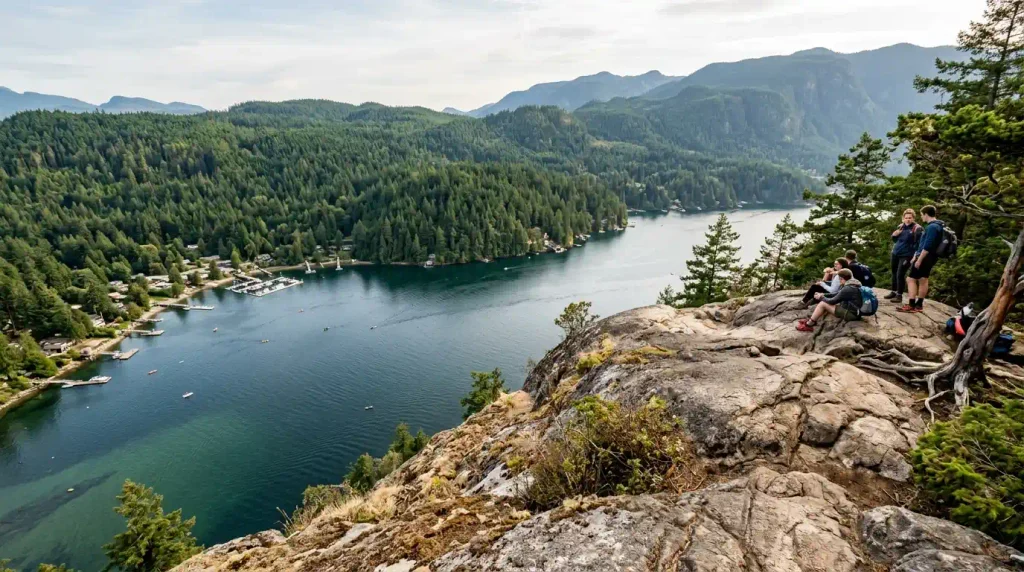 Quarry Rock viewpoint near Deep Cove Vancouver