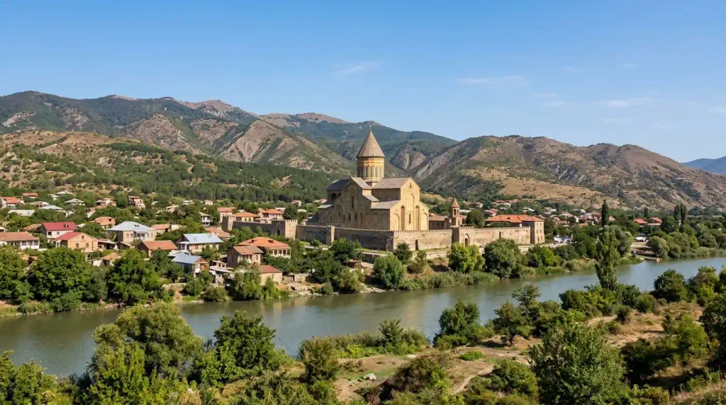 Svetitskhoveli Cathedral in Mtskheta near Tbilisi.